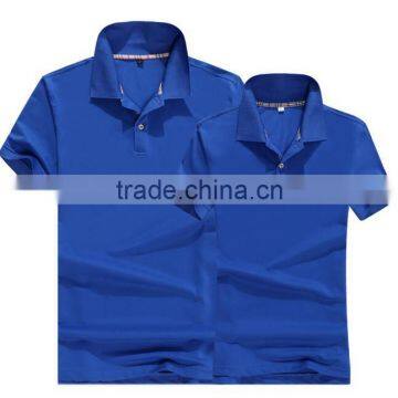 Cheap Price For Men's Cotton Polo Shirt Colloar With Check Liner Design photo-2