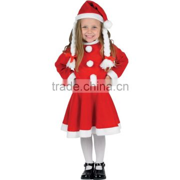 Santa Claus Dance Show Girl Christmas Dress Costume