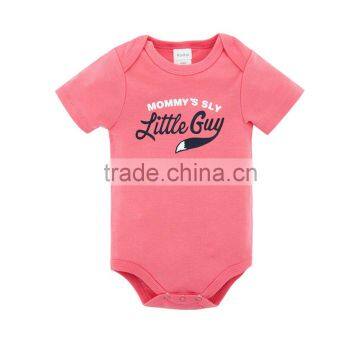 2017 Summer Style Infant Clothes Short Sleeve 100% Cotton Baby Rompers Wholesale