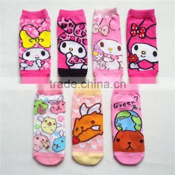 cartoon tube sock/custom printed cotton children tube socks