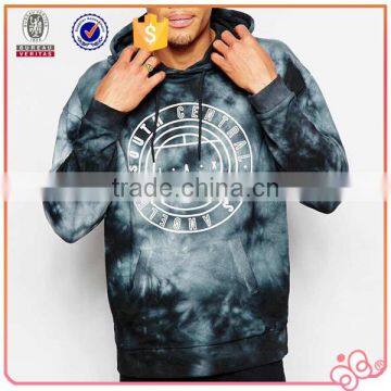 2016 new tie-dye printing hooded mens crewneck printed hoodies sweatshirts