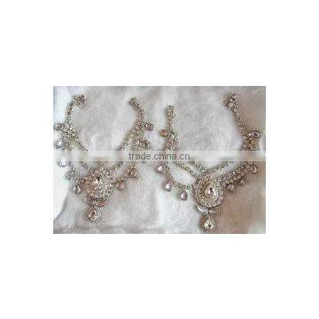 Anklets PAYAL CRYSTAL TOE RING BAREFOOT SANDAL photo-2