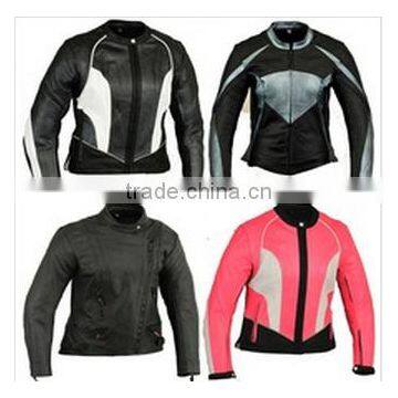 Womens Leather Motorbike Jacket