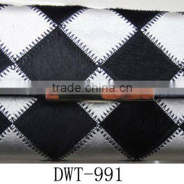 Hot Lady Genuine Leather Wallet With Horse Hair photo-3