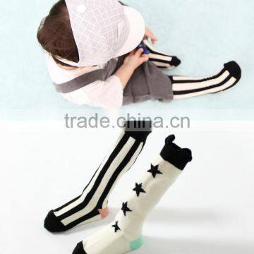 SK1018 hot sale korean fashion pattem cotton kids baby socks