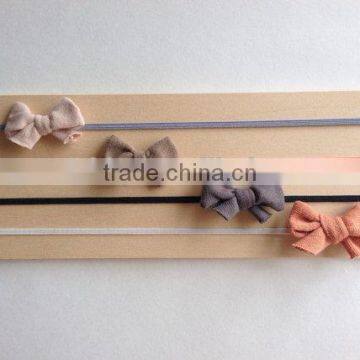 Baby Mini Bows Headbands Girl Headbands Wholsale Kids Cotton Headband photo-2