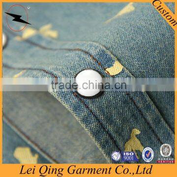 Casual Collar Denim Shirts for Men photo-5