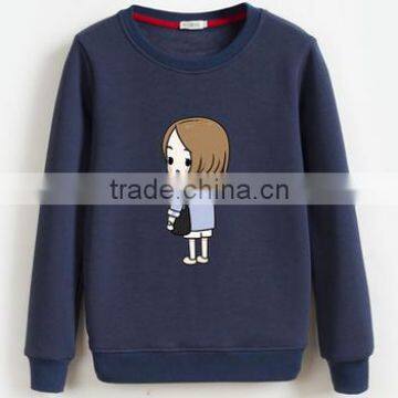 Customized Design Catoon Crewneck Pullover Fleece TC65/35 Cheaper Hoodies/sweatshirt photo-4