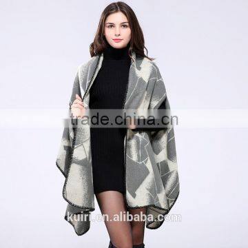 Scarf Luxury Brand Scarf Women New Winter Worn on Both Sides of Europe and the Original Single Print Cashmere Shawl Cloak Ethnic photo-3