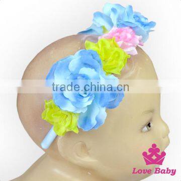 Fancy Remake Photo Props Fabric Bulk Flashing Flower Petals Girls Bridal Headband Teen Girl Hairband Accessories photo-3