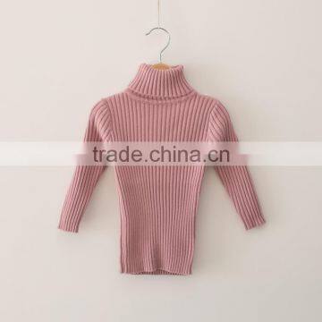 S15228A Korean Style Pullover Knitting Patterns Children Turtleneck Sweater photo-2