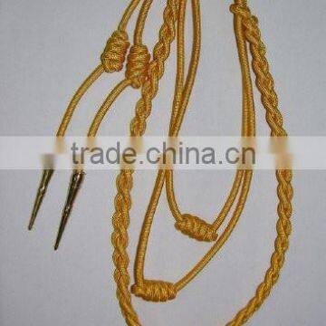 Army Citation Cord with Double Loops and 2 Tips ,Lanyards & Shoulder Cords,Military Uniforms & Accessories