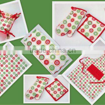 Floral Screen Printed Kitchen Set