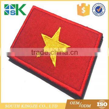 Stylish Vietnam Clothing High Quality Custom Flag Embroidery Patch photo-2