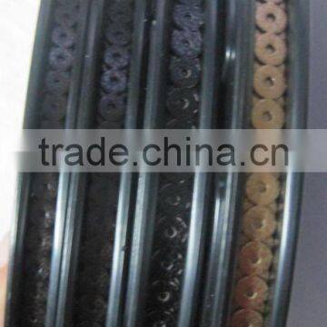 PU Leather Sequin Reel CD Sequin Reel Emboirdery Sequin photo-2