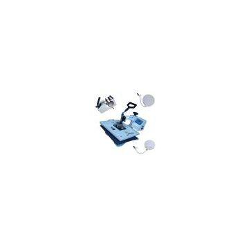 combo heat sublimation press transfer printing machine 4 in 1