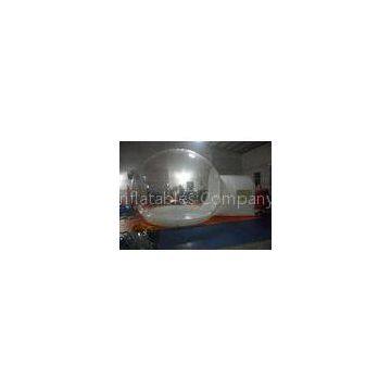 4M Diameter Inflatable Clear Bubble Tent , Inflatable Transparent PVC Dome Tent