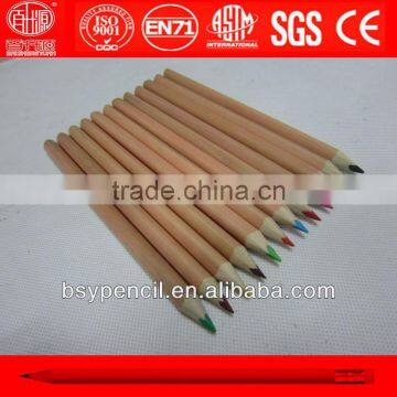 natural wood big color pencil