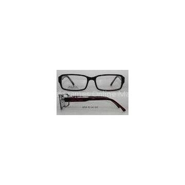 Rectangular Acetate Optical Frames , Handmade Acetate Glasses Frames Womens Full Rim