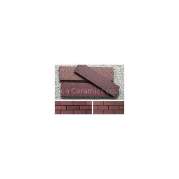 Red Artificial Brick Siding , Brick Facade Exterior High Strength