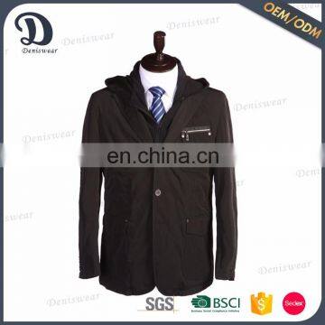 Widely Cool Windbreaker Hooded Man Bomber Jacket