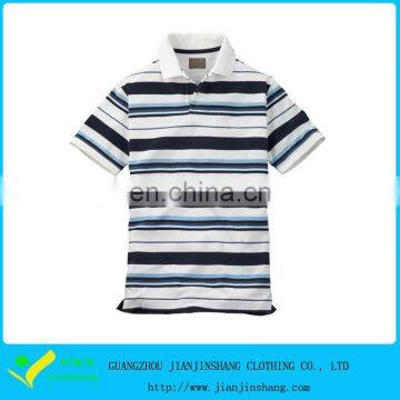 Popular Fashion Designed Sublimation Printed Polo Shirts Stripes