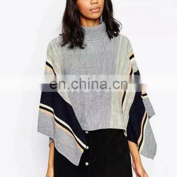 Wholesale Latest Fashion Women Pullover Computer Knitted Jacquard Merino Wool Cashmere Sweater photo-2