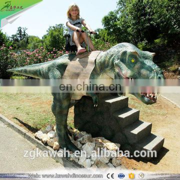 KAWAH Amusement Park Kids Rides Funny Hot Sale Animatronic Dinosaur T-Rex Ride For Kids