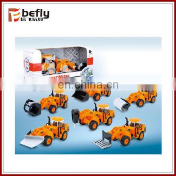 Novelty pull back metal casting car