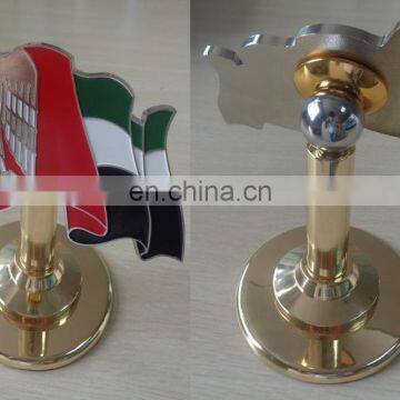 2016 New UAE National Day Gifts Magnetic Rotate Trophy For UAE Falcon And Flag Design