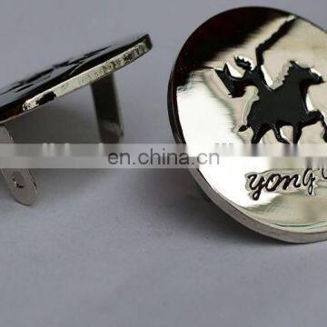 Custom Logo Gold Heart Metal Clothing Labels Garment Accessories photo-4