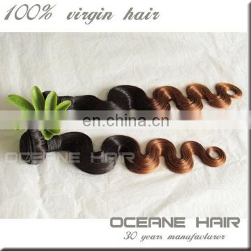 wholesale ombre two tone mixed colored body weave