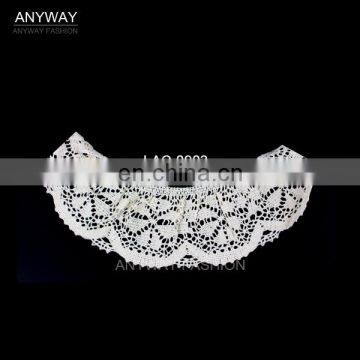 New tendency hot sale white guipure lace for women collar