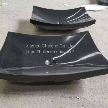 China Black Granite Sinks,Black Granite Sinks, Nature Stone Wash Basin