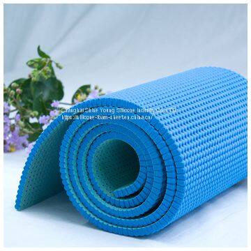 Factory derectly sell open cell rubber silicone foam used on steam press machine