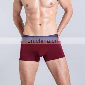 Modal Solid Color Breathable Seamless Boxer Factory Direct Men's Underwear photo-3