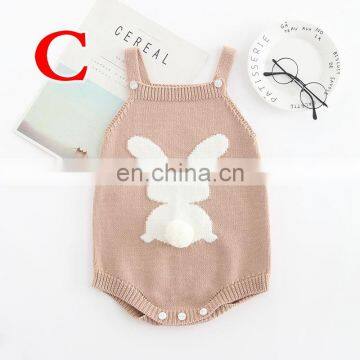 2019 Easter Day Baby Knitted Clothes Rompers 100% Cotton Bodysuits Winter Warm Toddler Clothing photo-6