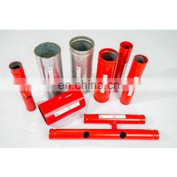 1-1/2" Galvanized Red Painted Steel Pipe Thread End ASTM A795 SCH 40 photo-5