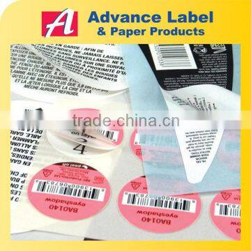 perfume bottle lip balm multilayer labels