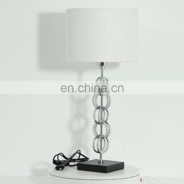 Unique design indoor lighting metal material custom table lights modern for living room