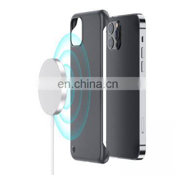New Arrivals Portable 15W Mobile Phone Qi Magnet Adsorb Wireless Charger For Iphone 12 Pro Magsafem photo-3