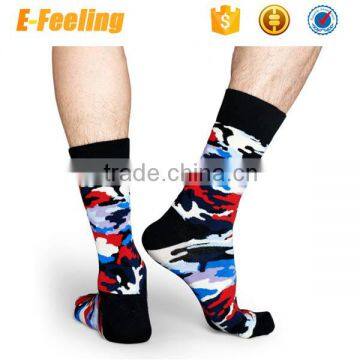 2016 Fashion Custom Jacquard Logo Camo Socks photo-6