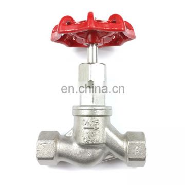 Good Quality 304 316 Threaded End Stop S Type Globe Valve