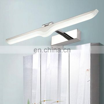 Modern simple bathroom LED mirror light for makeup mirror