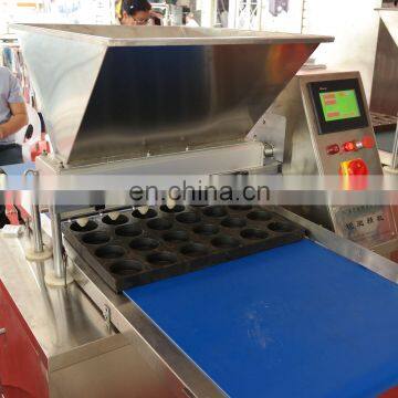 Sponge cake forming machine / cupcake making egg yolk pie machine / Automatic cupcake making machine