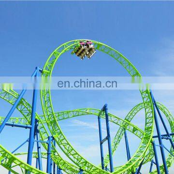 Thrilling amusement park funfair rides roller coaster equipment for sale