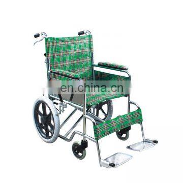 Silla de Ruedas Manual Plegable Medica Portatil de Acero Para Discapacitados photo-5