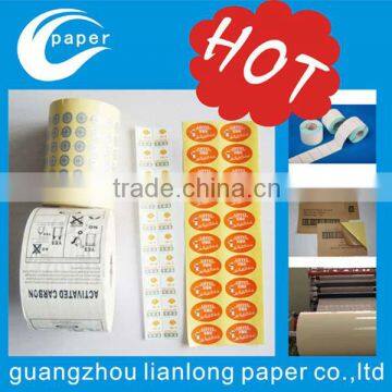 2015 Recycble printed sticker,paper sticker,pvc sticker with high quality