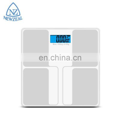 Glass Surface Economical Electronic Health 180Kg 396Lb Digital Bathroom Body Weight Scale