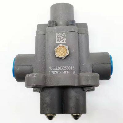 WG2203250015 for Sinotruk Howo A7 gearbox parts double H valve